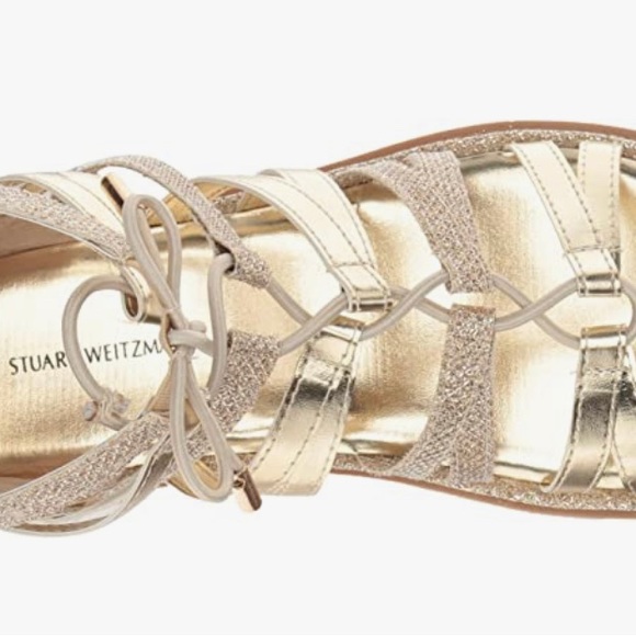 Stuart Weitzman Girls Rain Star Flat Sandal Size 5 NWOT - Picture 2 of 12